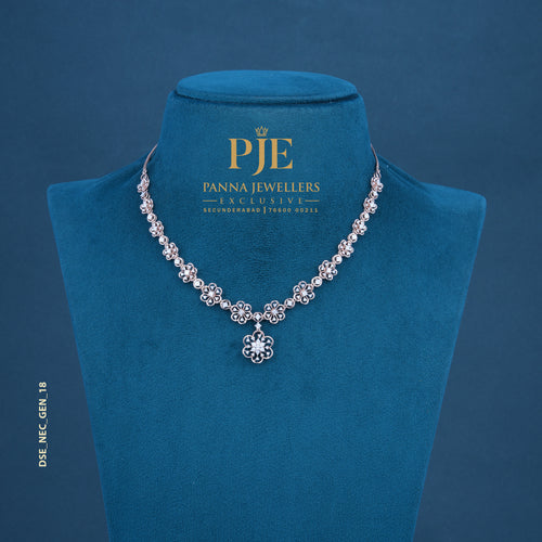 Vibrant Bloom 14KT Gold Diamond Necklace
