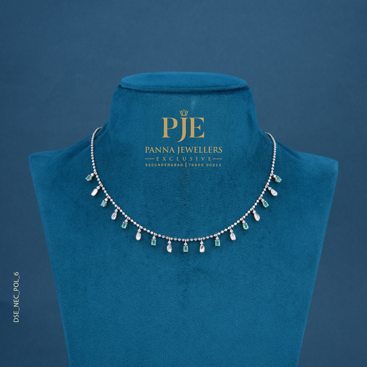 Sleek Bay 14KT Gold Diamond Station Necklace