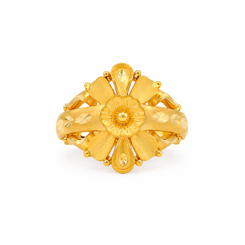 Daffodil 22KT Gold Ring For Kids