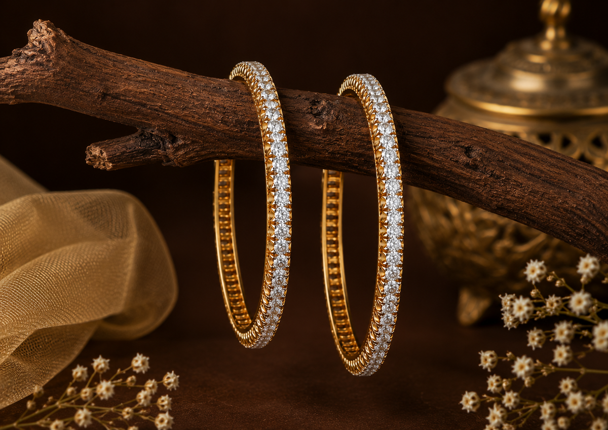 Diamond Bangles