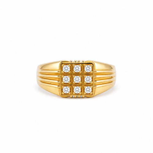 Dreamveil 22KT Gold Signet Ring