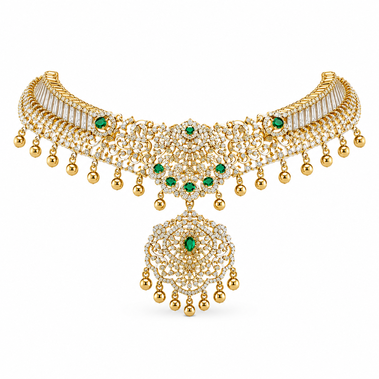 Dreamy Glow 18KT Gold Diamond Necklace