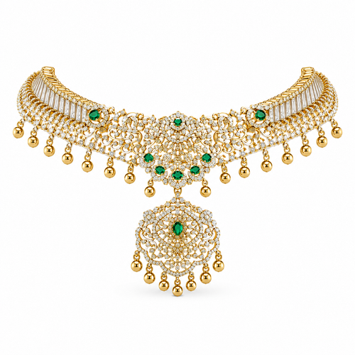 Dreamy Glow 18KT Gold Diamond Necklace
