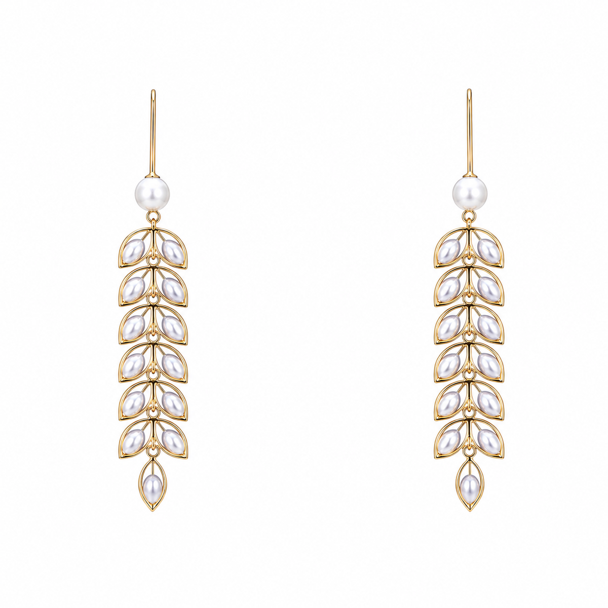 Eshwari 22KT Gold Dangle Earrings