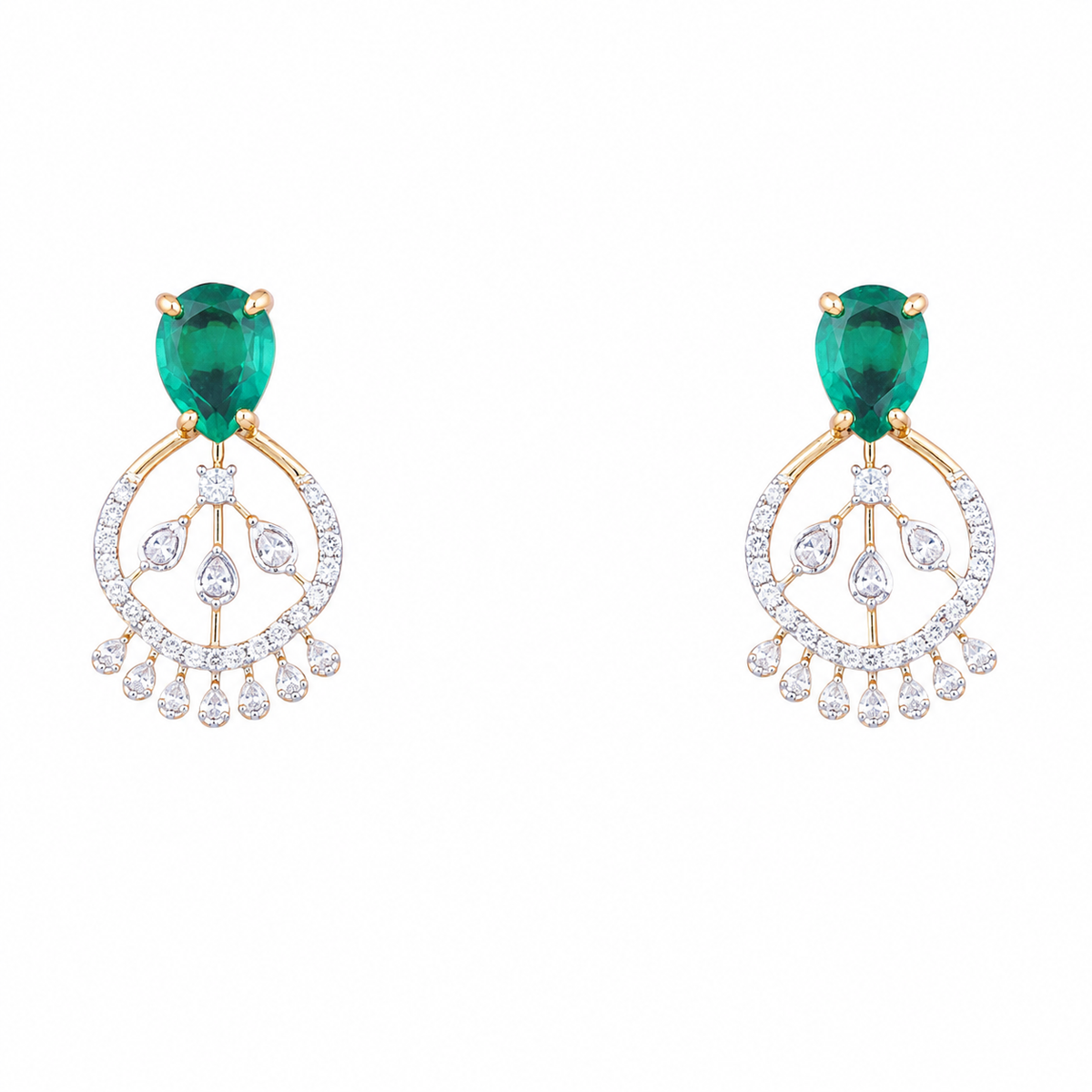 Padmika 18KT Gold Stud Earrings