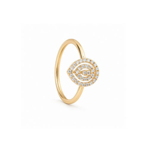 Emperor Pear Lab Grown Diamond Ring