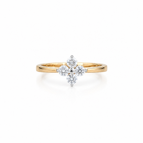 Flora 14KT Gold Lab Grown Diamond Ring