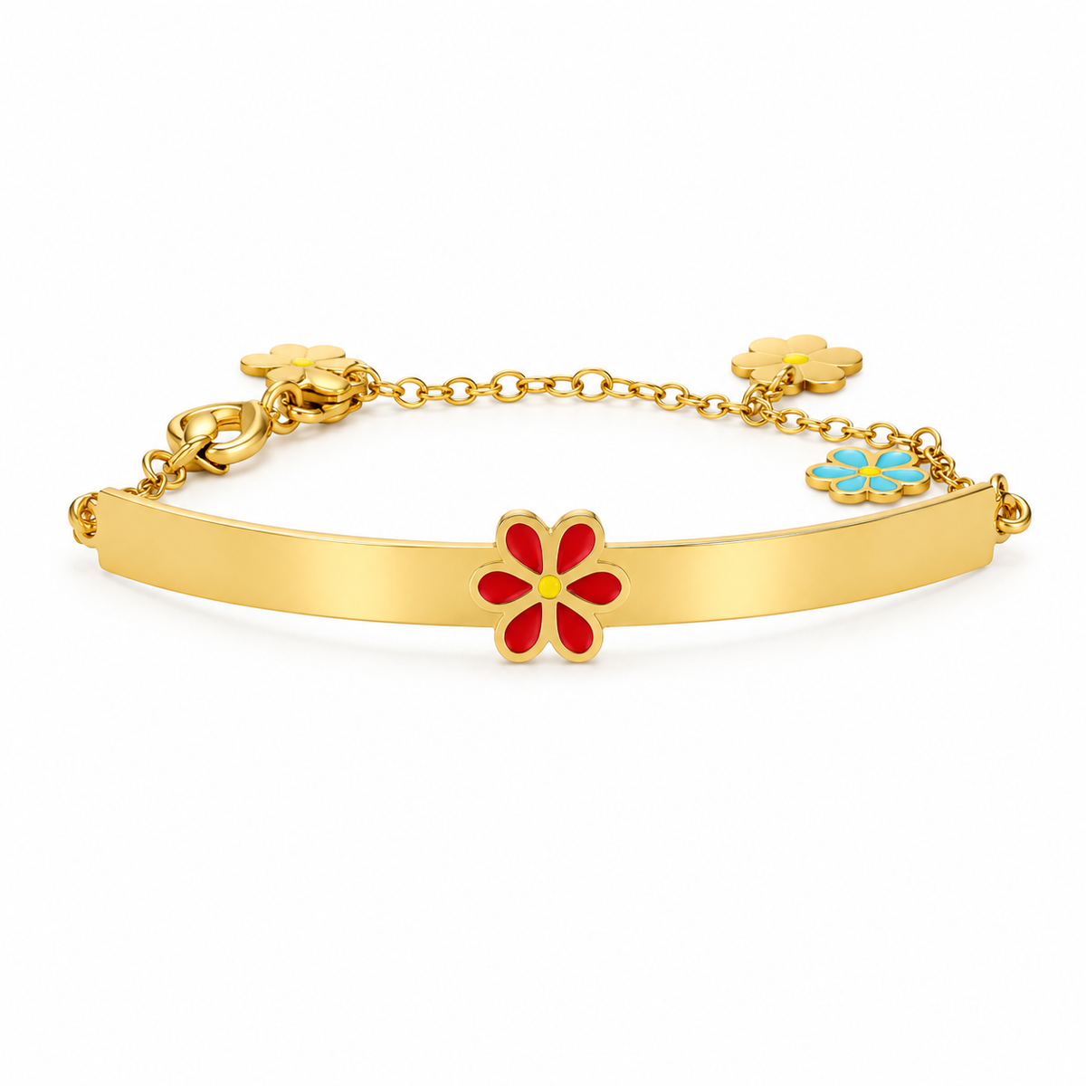 Floral Bloom 18KT Gold Kada