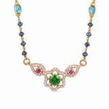 Floral Bloom 22KT Gold Mangalsutra