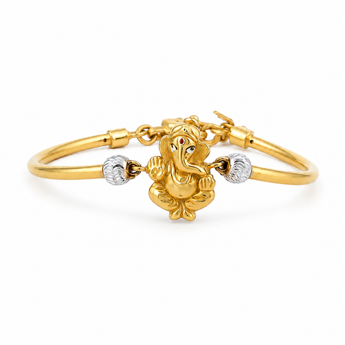 Ganesha 22KT Gold Kada