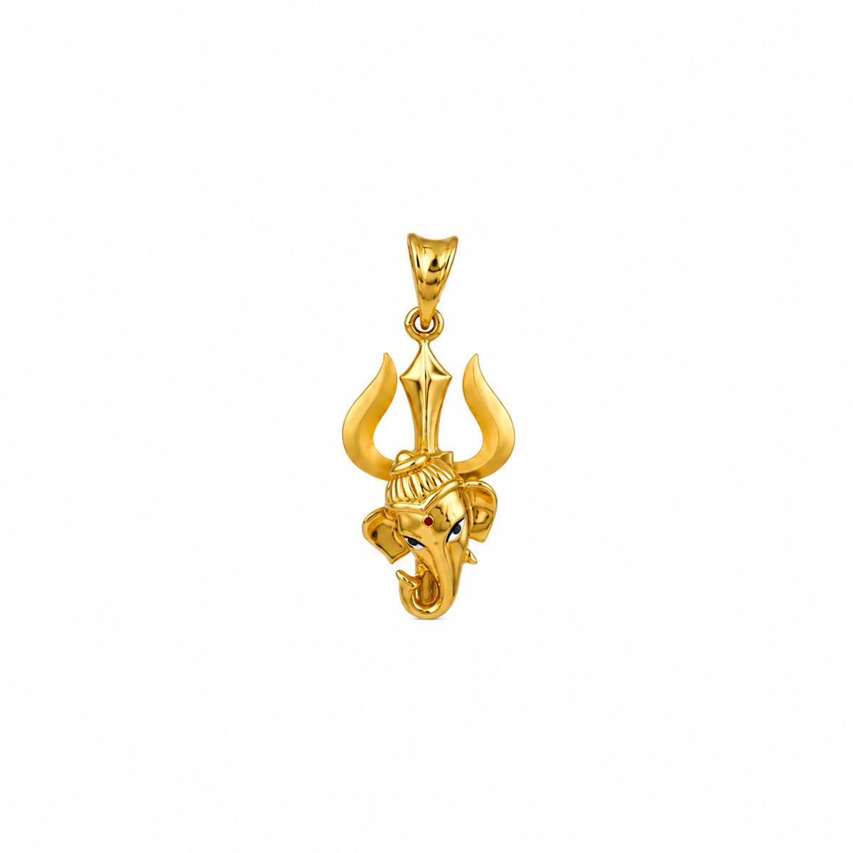 Ganesha 22KT Gold Pendant For Kids