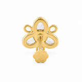 Happy Bloom 18KT Gold Diamond Nose Pin