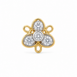 Happy Bloom 18KT Gold Diamond Nose Pin