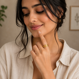 Heritage Shield 22KT Gold Ring