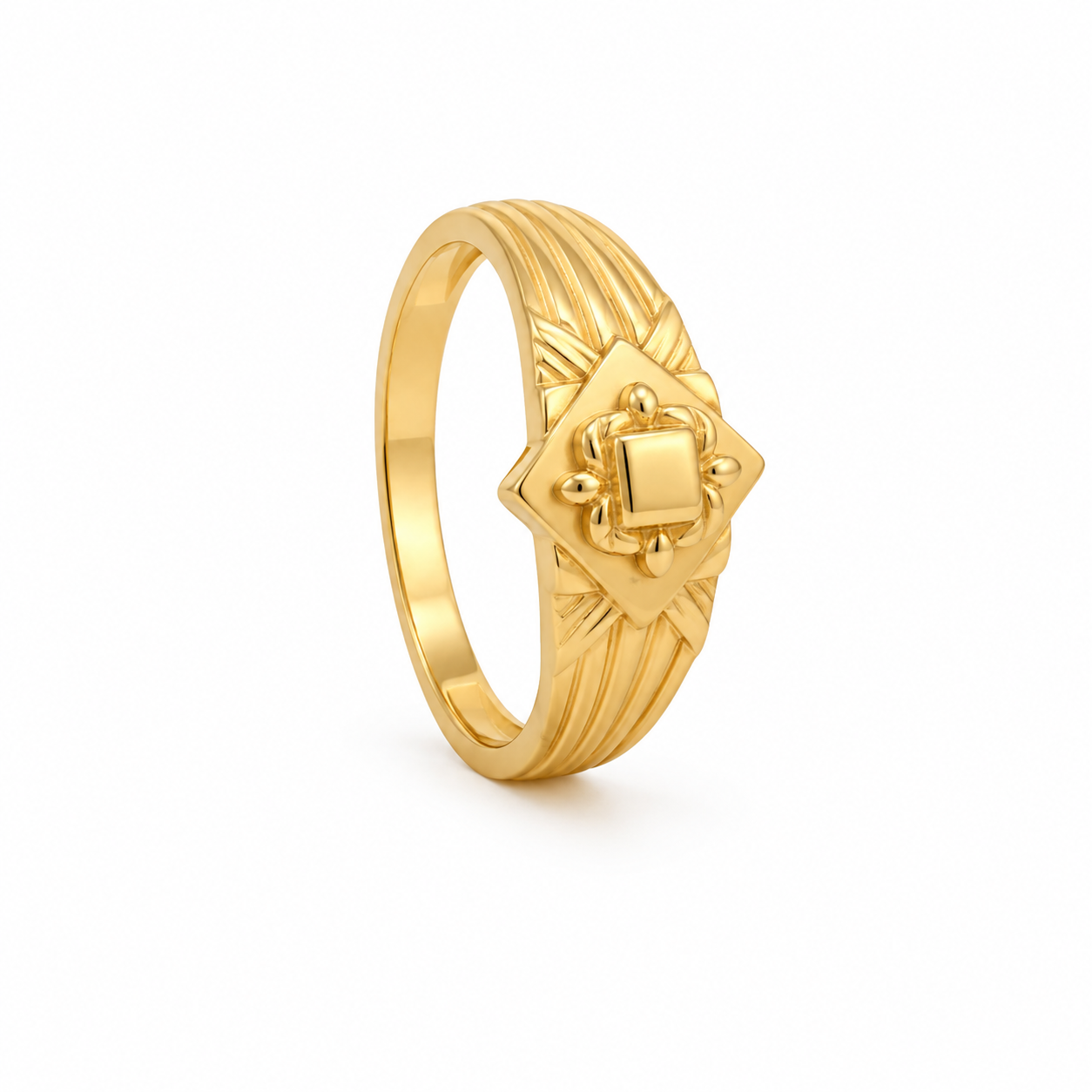 Heritage Shield 22KT Gold Ring