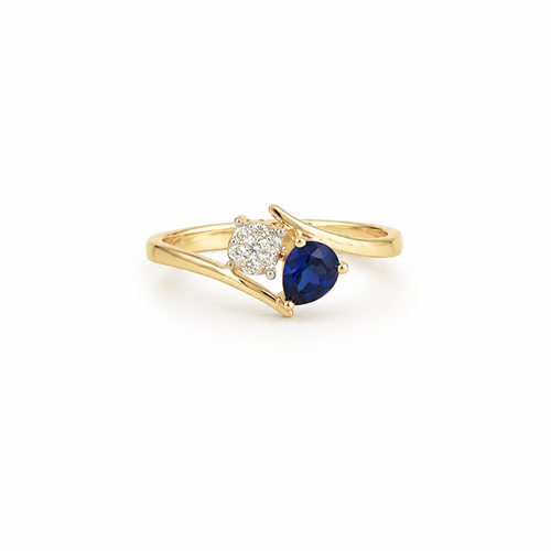 Hivani 14KT Gold Diamond Ring