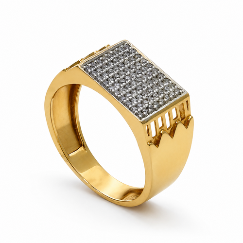 Imperial Cluster 18KT Gold Ring