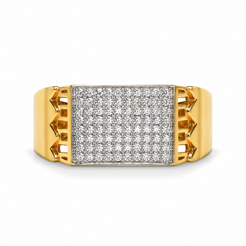 Imperial Cluster 18KT Gold Ring