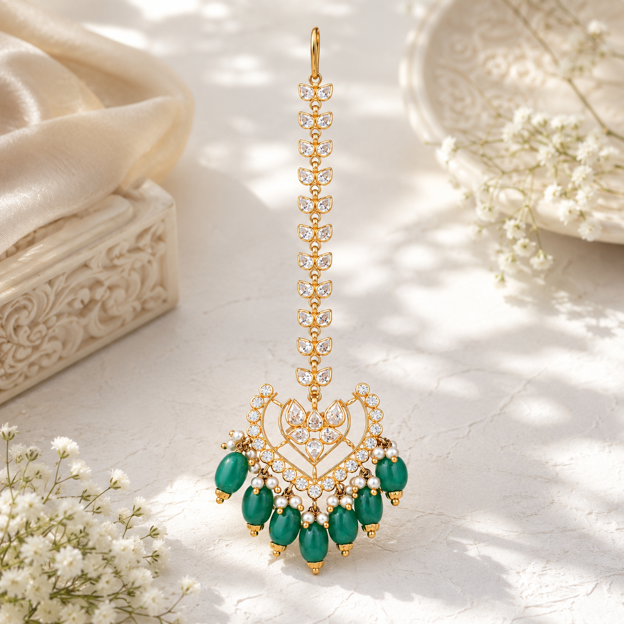 Inayat 22KT Gold Maang Tikka