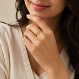 Infinity Loop 22KT Gold Ring