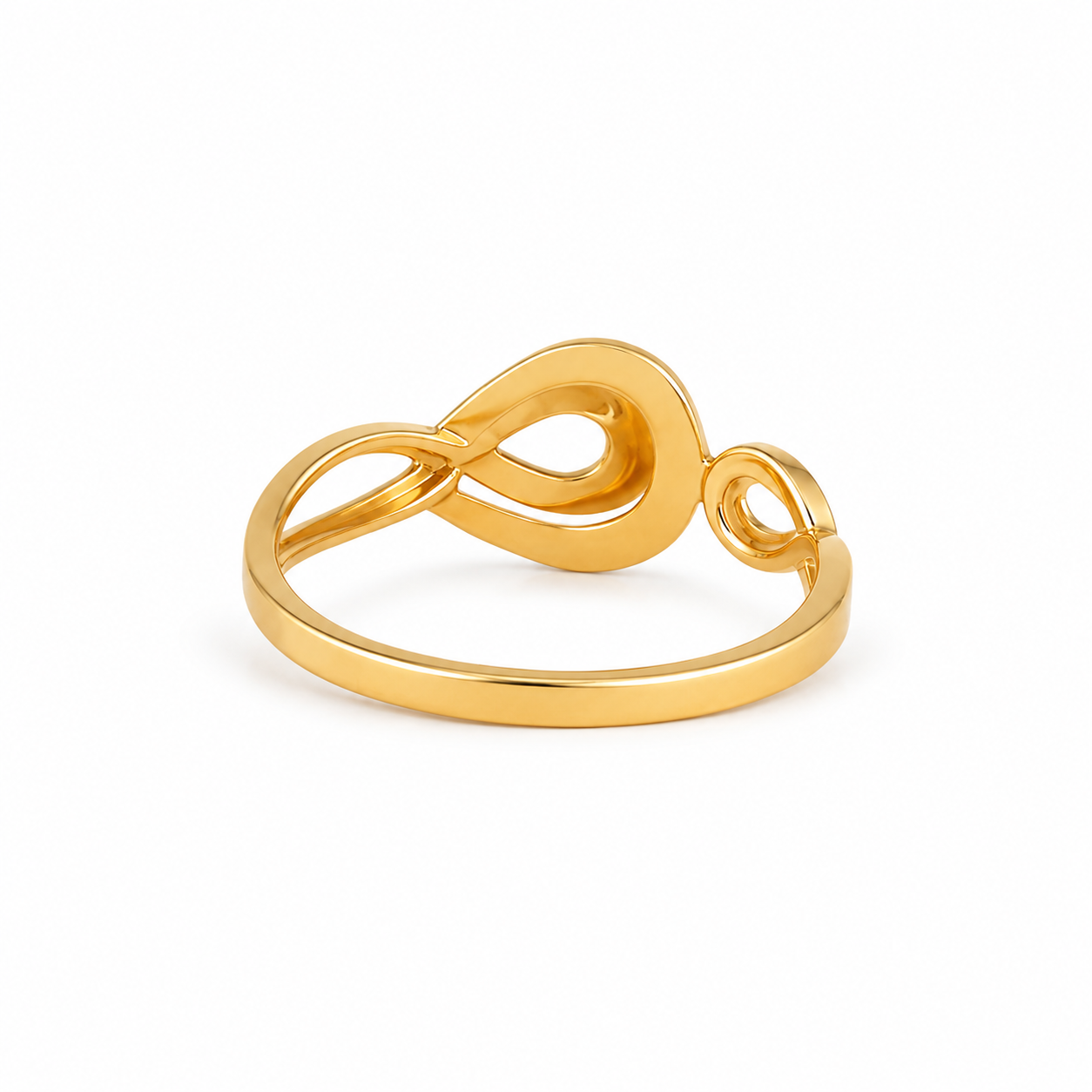 Infinity Loop 22KT Gold Ring