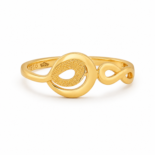 Infinity Loop 22KT Gold Ring