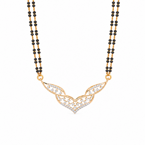 Katherine 14KT Lab Grown Diamond Mangalsutra