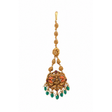 Lakshmi 22KT Gold Antique Maang Tikka