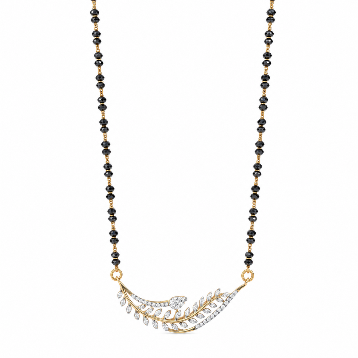 Lisha 14KT Lab Grown Diamond Mangalsutra