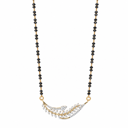 Lisha 14KT Lab Grown Diamond Mangalsutra
