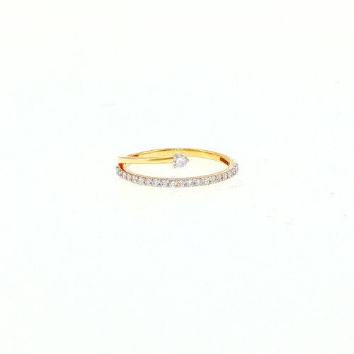 Lustre Pave 14KT Lab Grown Diamond Ring