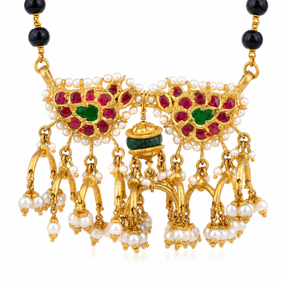 Maharani 22KT Gold Kundan Mangalsutra