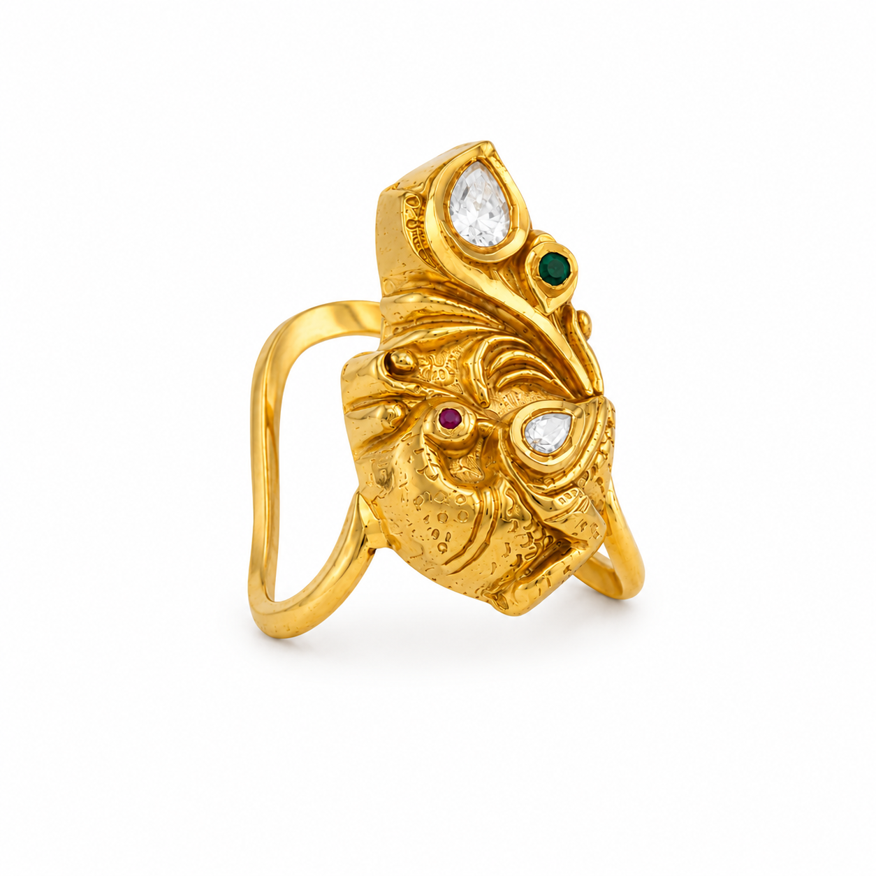 Mayura Plume 22KT Gold Ring