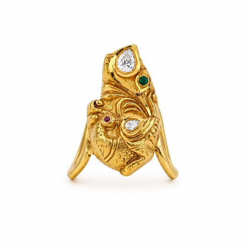 Mayura Plume 22KT Gold Ring
