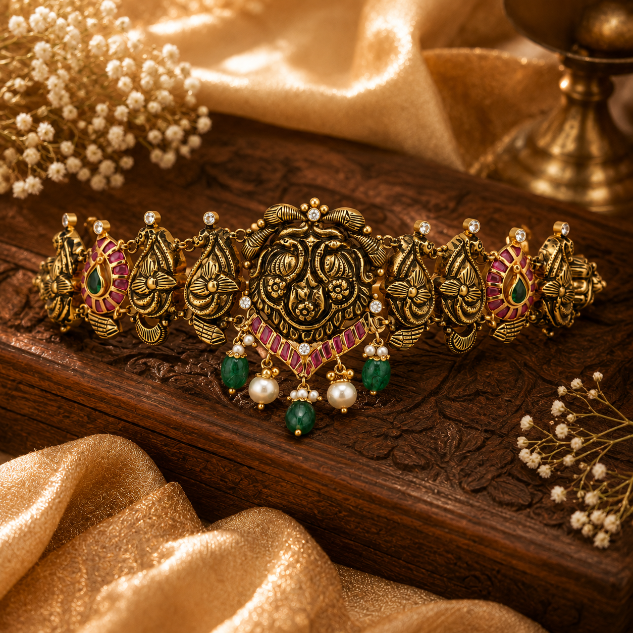 Mayura Ruby 22KT Gold Bajuband