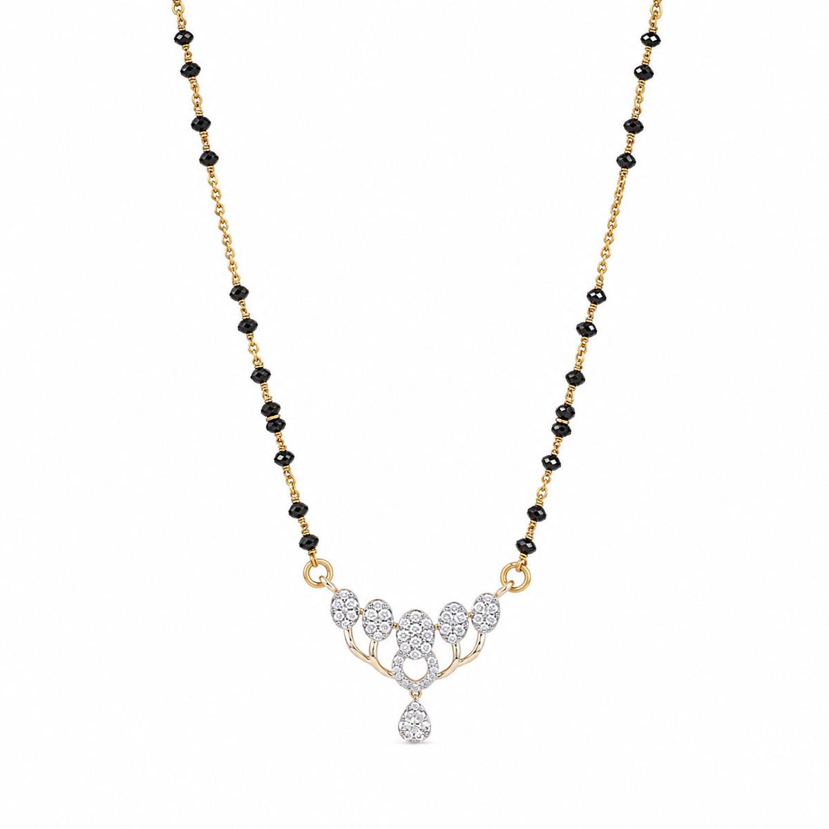 Meora 14KT Lab Grown Diamond Mangalsutra
