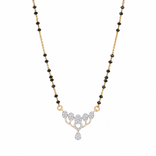 Meora 14KT Lab Grown Diamond Mangalsutra