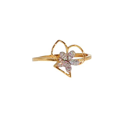 Modern Bloom 14KT Lab Grown Diamond Ring