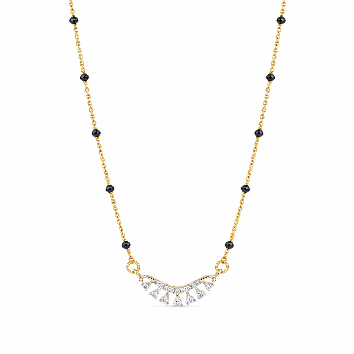 Mrini 14KT Lab Grown Diamond Mangalsutra