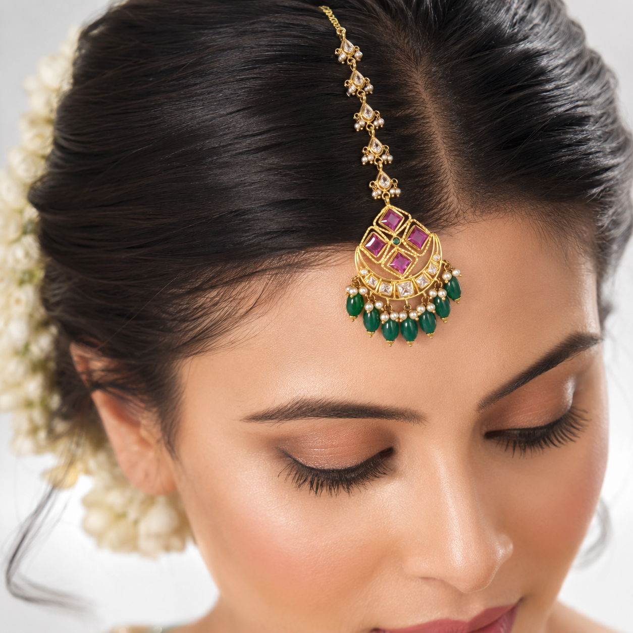 Navya 22KT Gold Maang Tikka