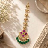 Navya 22KT Gold Maang Tikka