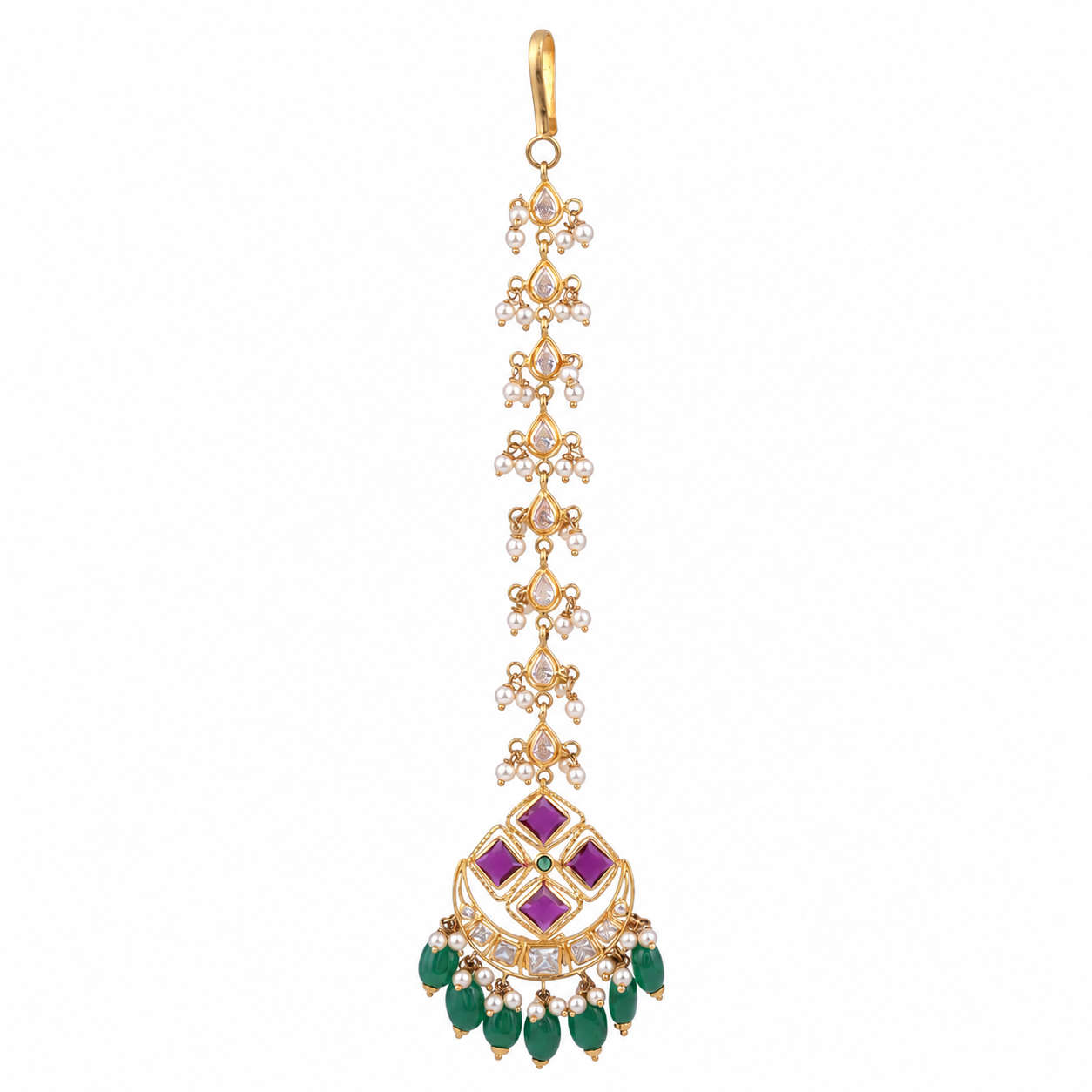 Navya 22KT Gold Maang Tikka