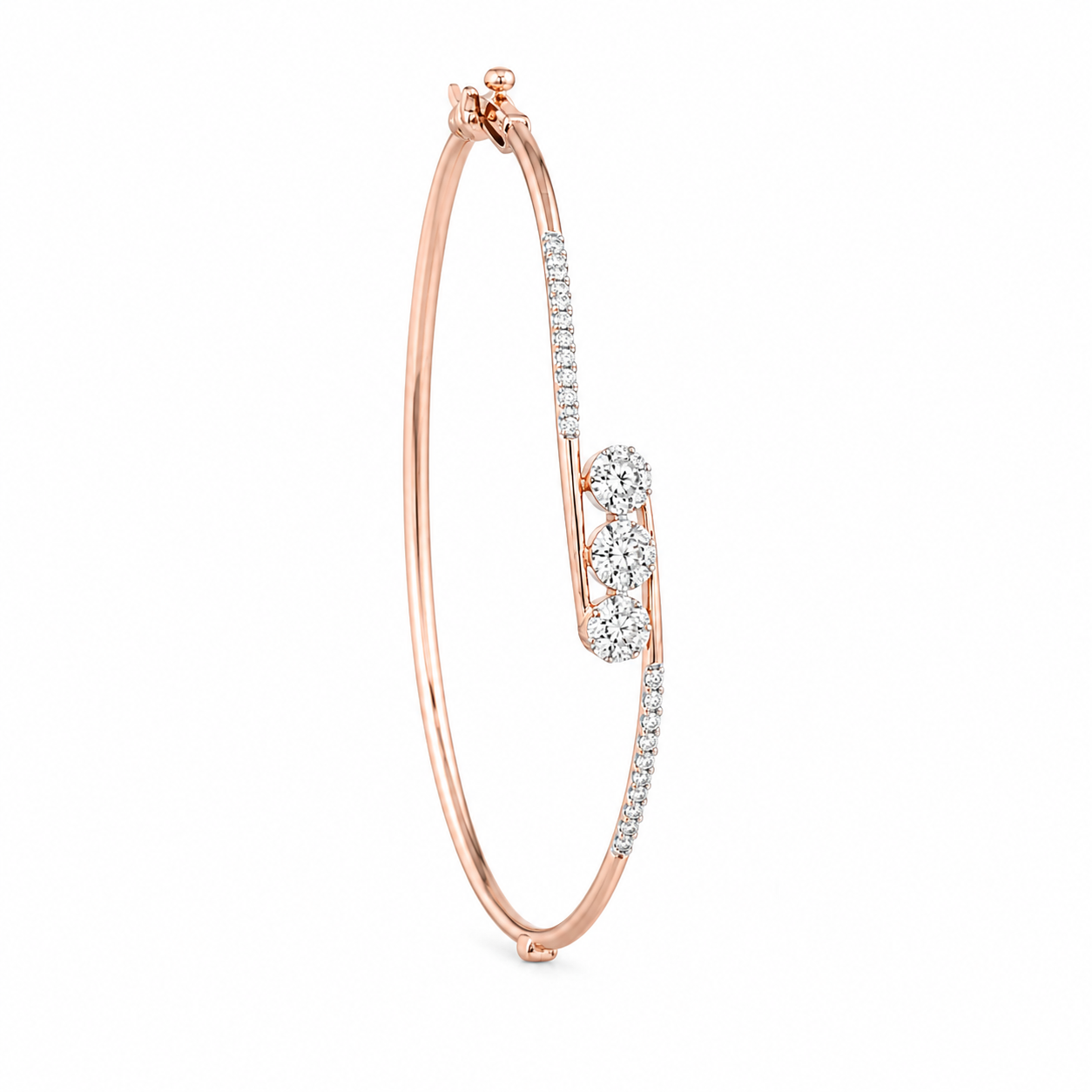 Nexus 18KT Gold Diamond Kada