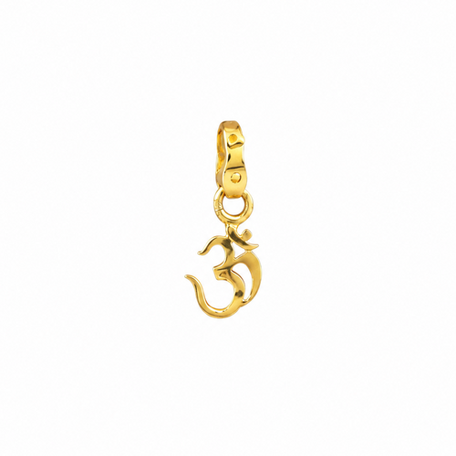 Om 22KT Gold Pendant For Kids