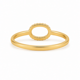 Open Oval 22KT Gold Ring