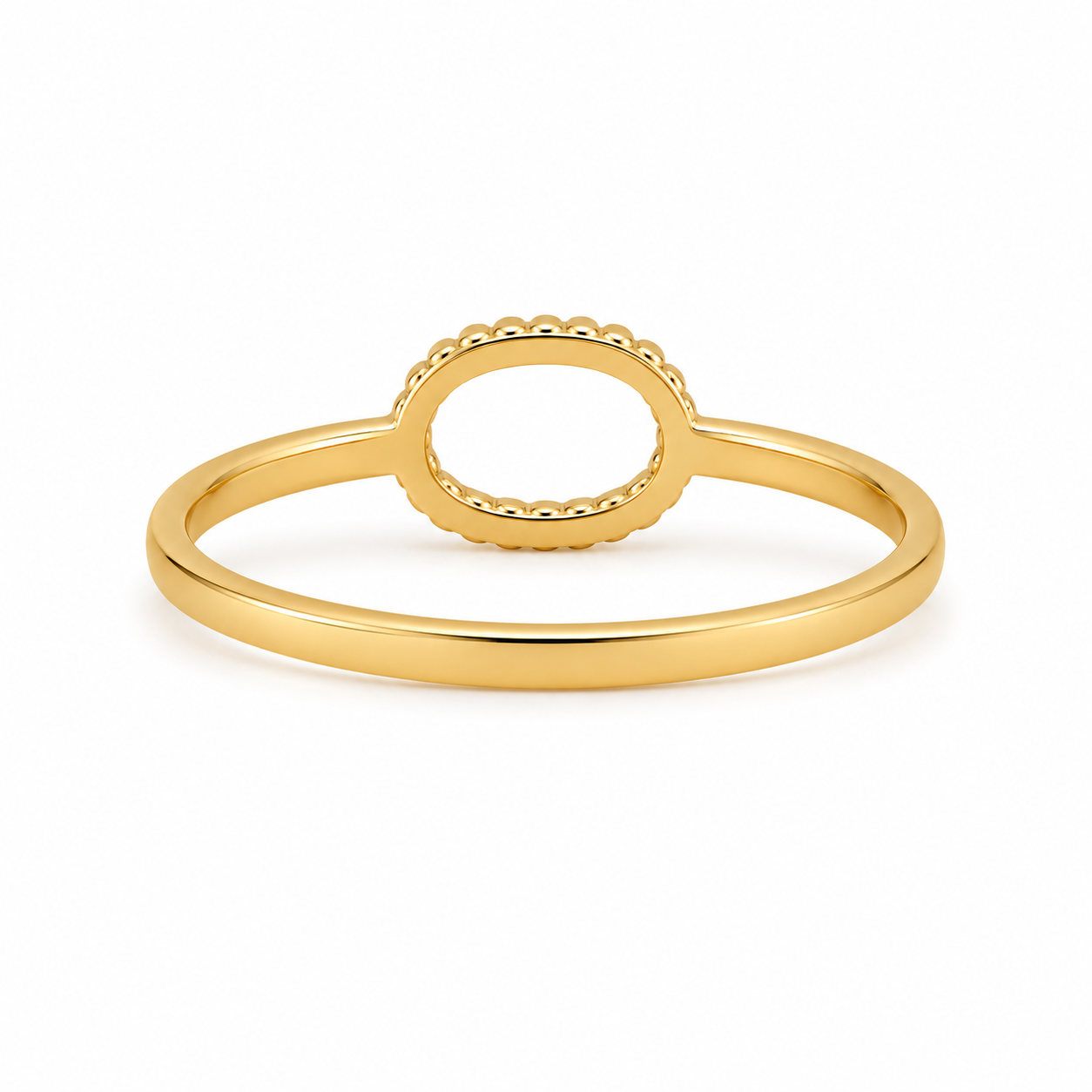 Open Oval 22KT Gold Ring