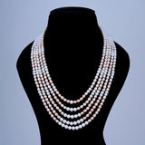 5 line Combination Pearl Mala