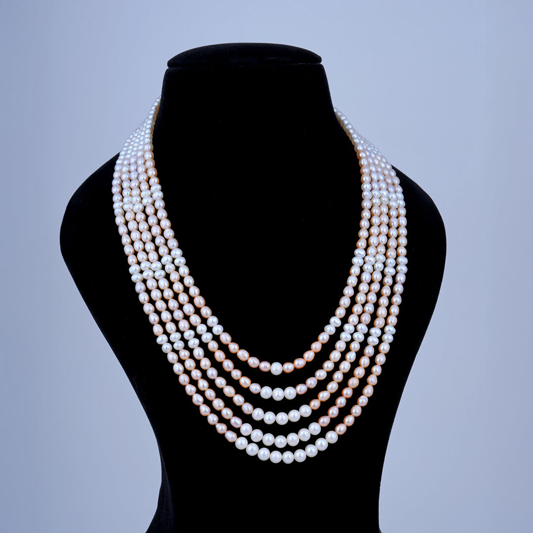 5 line Combination Pearl Mala