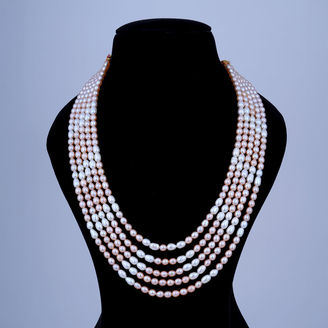 5 line Combination Pearl Mala