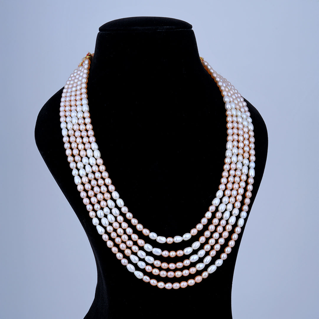 5 line Combination Pearl Mala